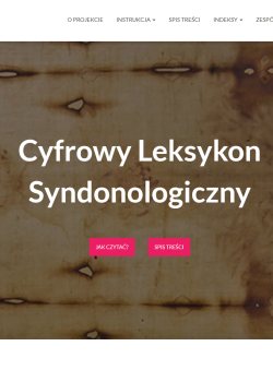 Cover for Leksykon syndonologiczny